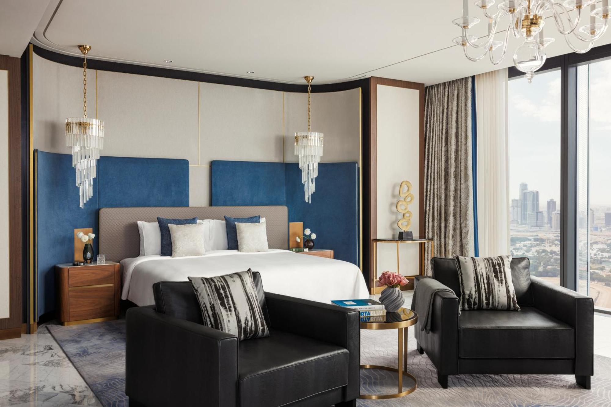 One&Only One Za'Abeel Hotel ดูไบ ภายนอก รูปภาพ A bedroom at The St. Regis Mumbai
